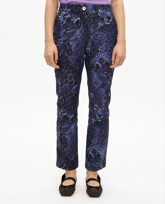 Animal Print Suit Pants