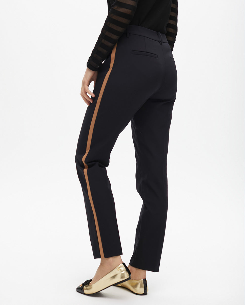 Basic Trousers with Side Stripe