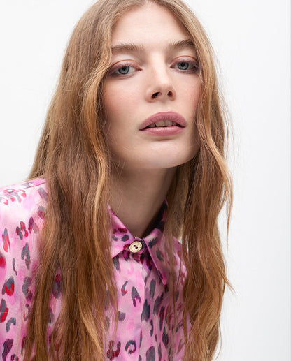 Straight Animal Print Shirt