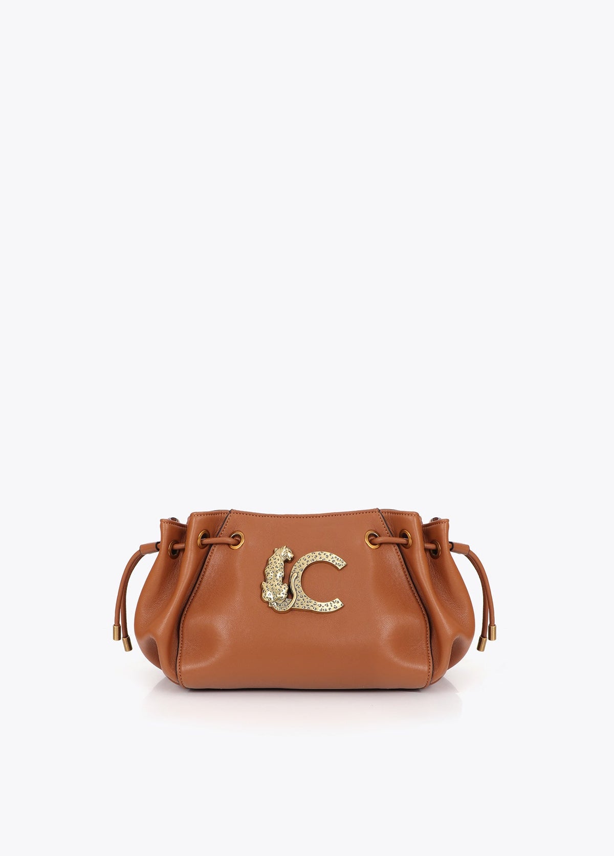 lf2604022-Crossbody bag with adjustable chain detail-Brown