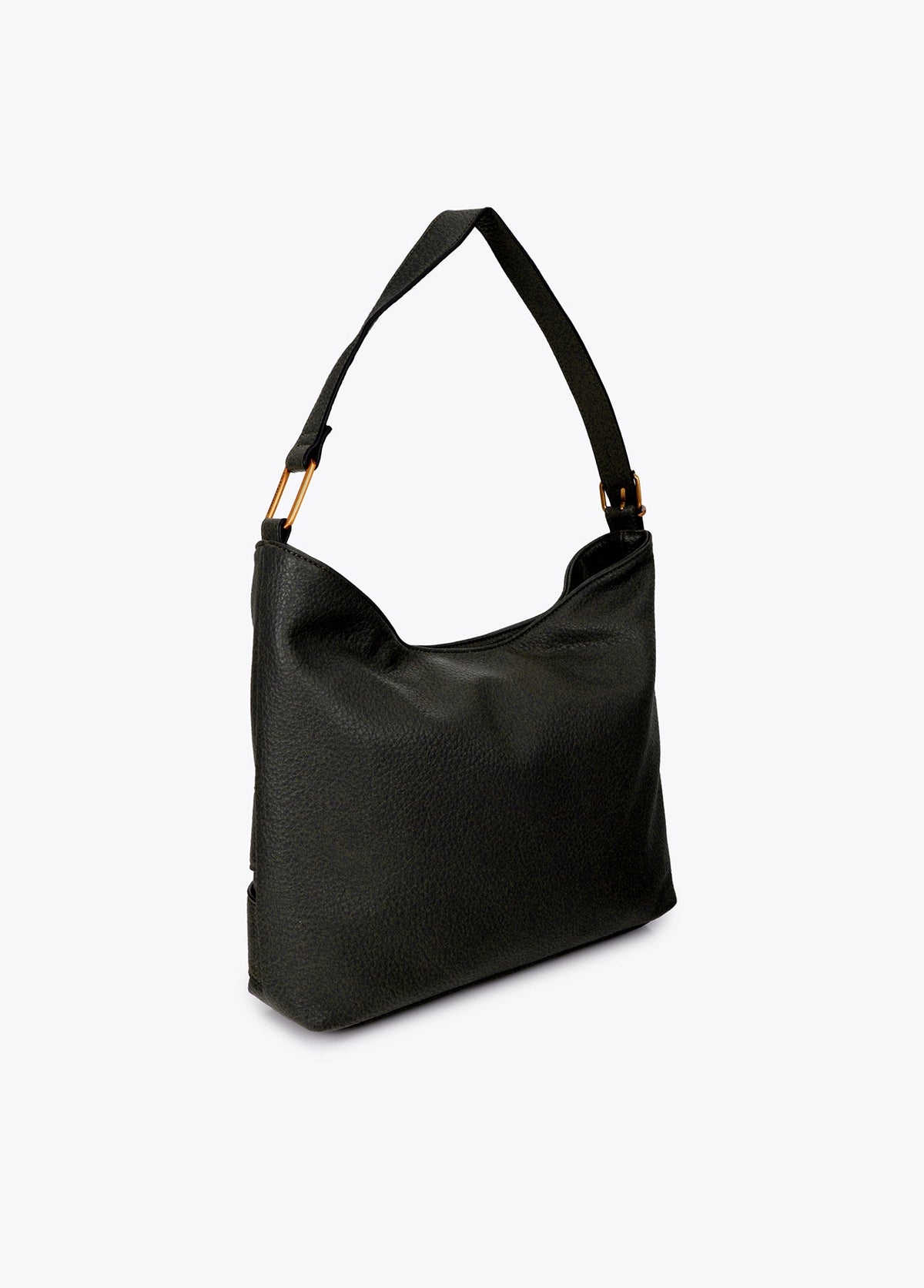lf2604042-Hobo with belt detail-Black