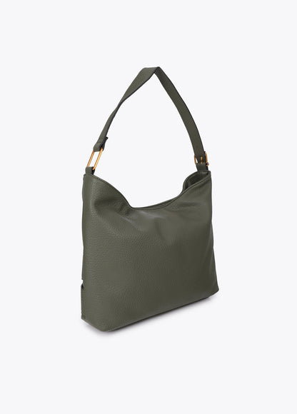 lf2604042-Hobo with belt detail-Khaki