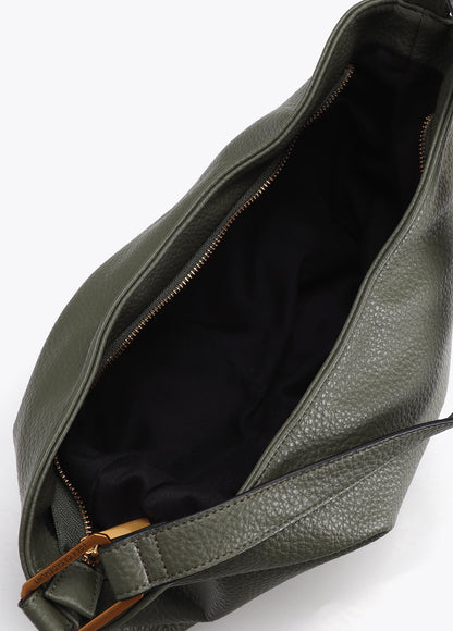 lf2604042-Hobo with belt detail-Khaki