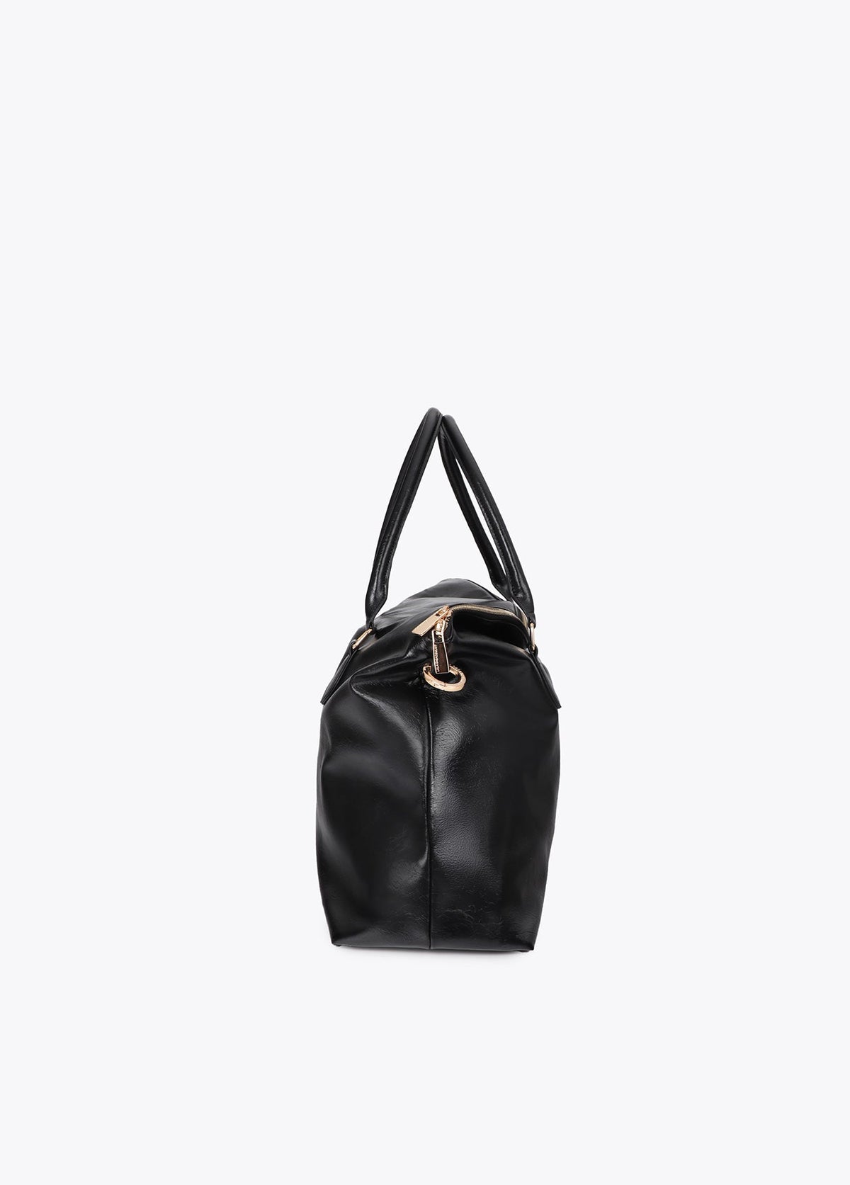 lf2604047-Leather-effect weekend-Black