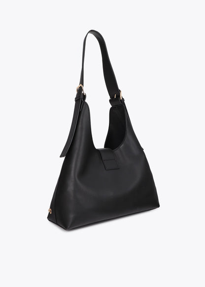 lf2604063-Shopper with eyelets-Black