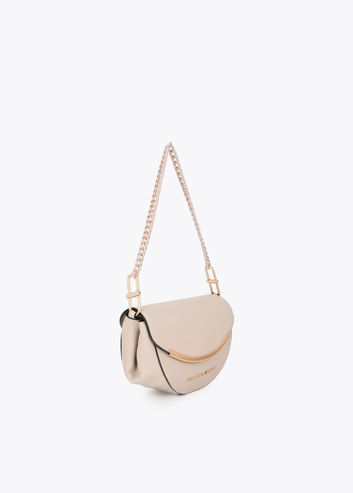 lf2604080-Shoulder strap with metallic detail-Ecru