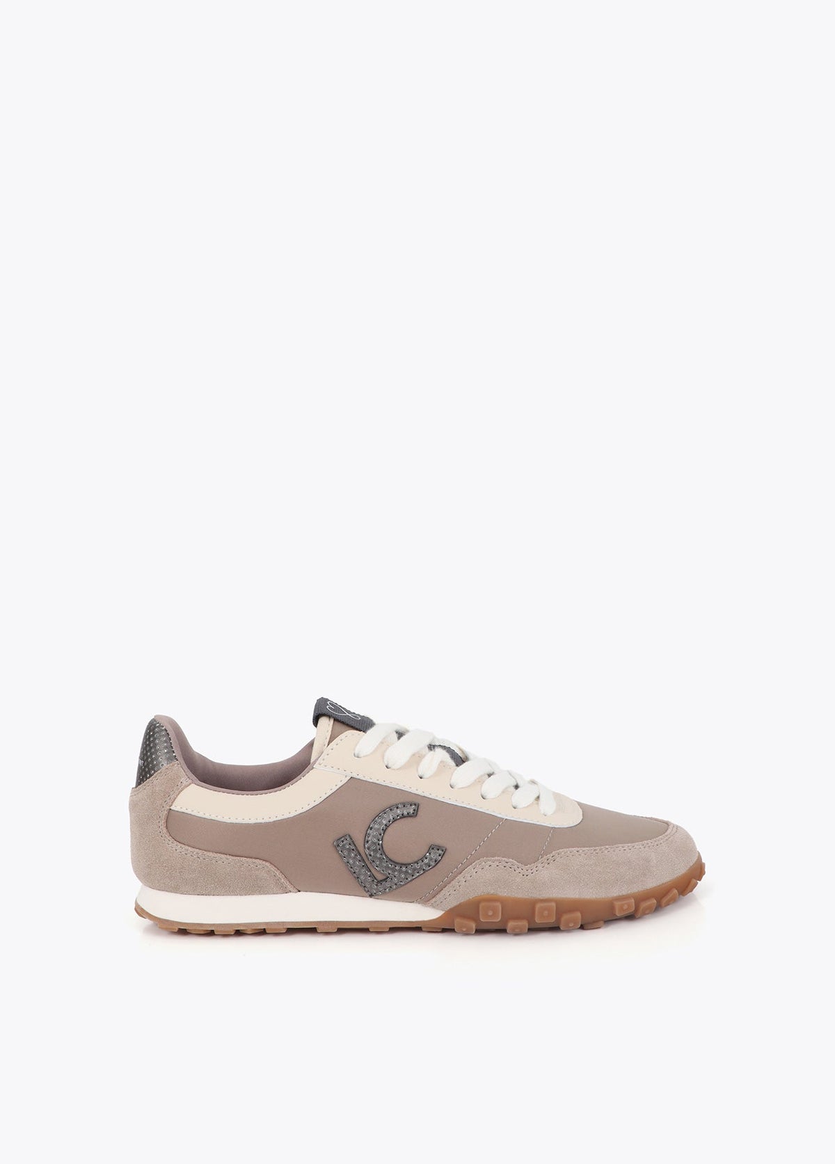lf2605010-Sporty combination in different materials and leather-Grey-Metal