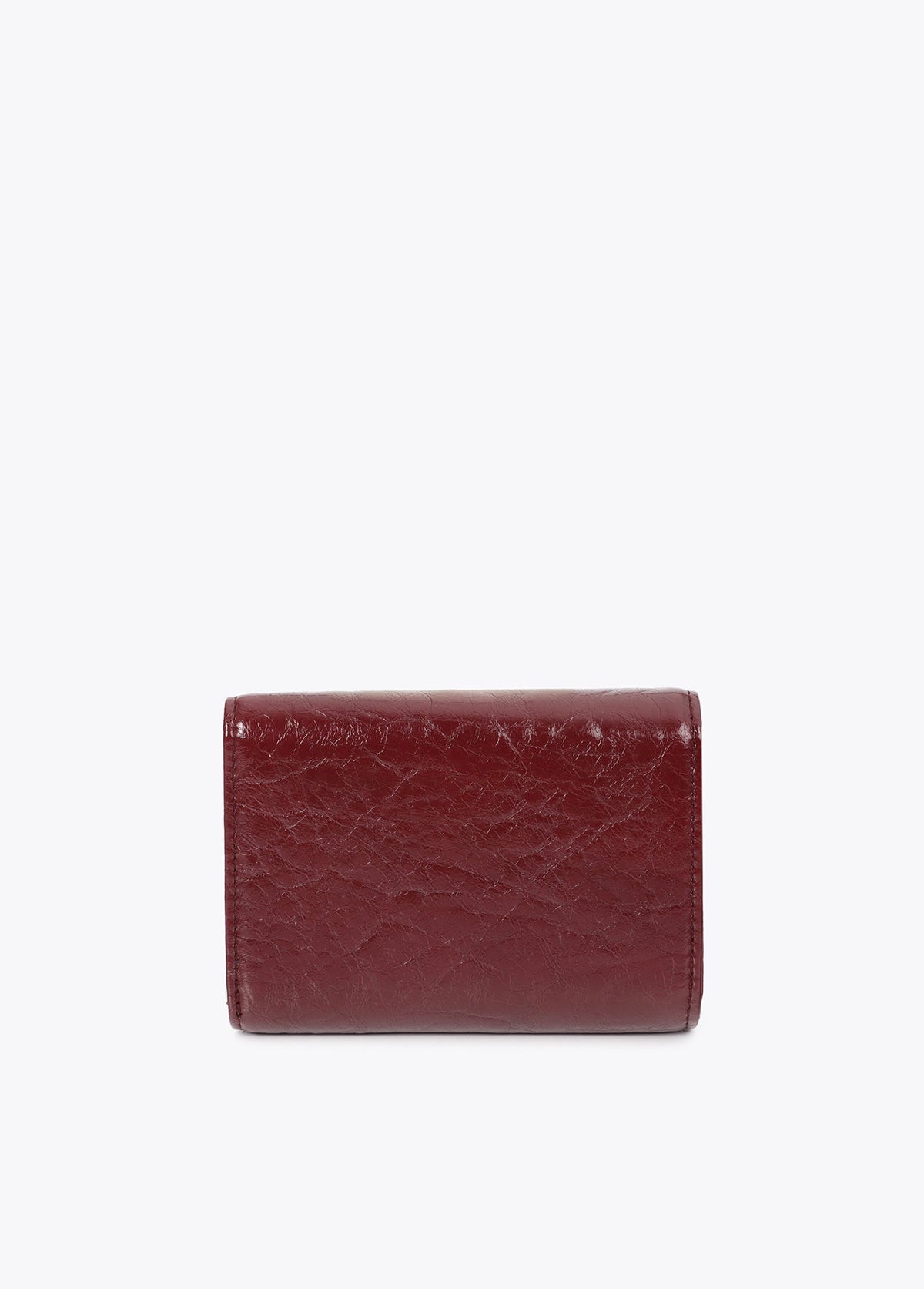 lf2612007-Crocodile effect coin purse-Bordeaux