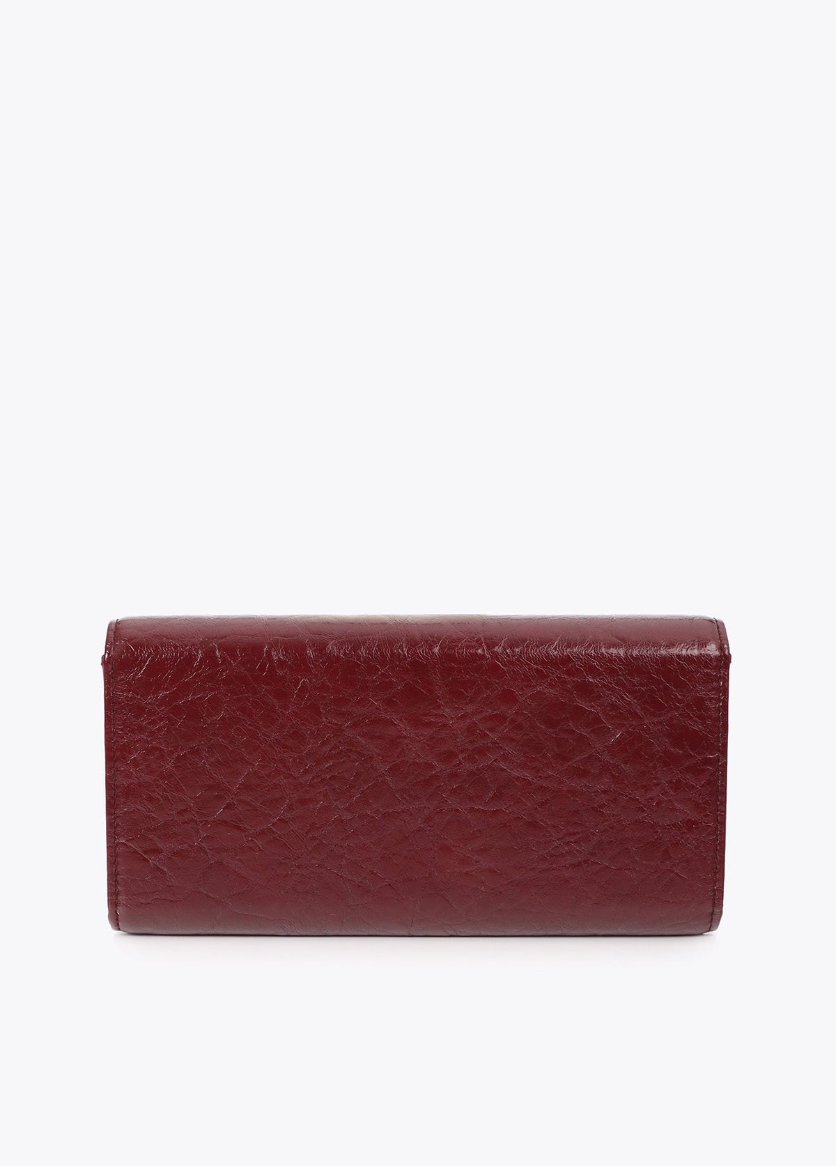 lf2612008-Crocodile effect wallet-Bordeaux