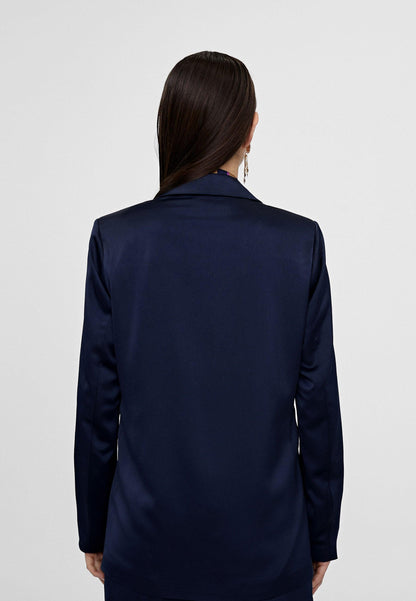 LS2402002-Navy-Animal print lining blazer