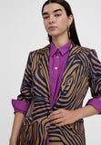 LS2402003-Brown-Blue-Zebra print blazer