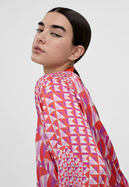 LS2402017-Red-Lilac-Multicoloured printed bomber jacket
