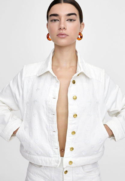 LS2402018-White-Monochrome embroidered jacket
