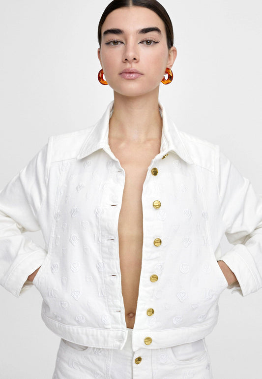 LS2402018-White-Monochrome embroidered jacket