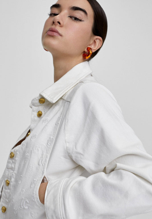 LS2402018-White-Monochrome embroidered jacket