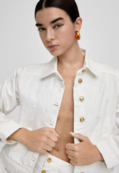 LS2402018-White-Monochrome embroidered jacket