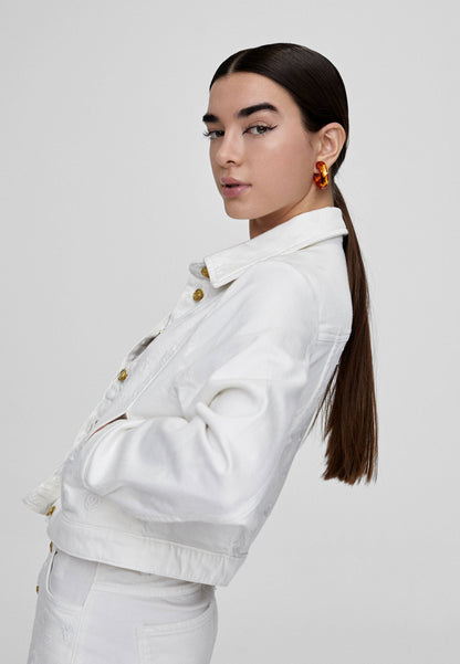 LS2402018-White-Monochrome embroidered jacket