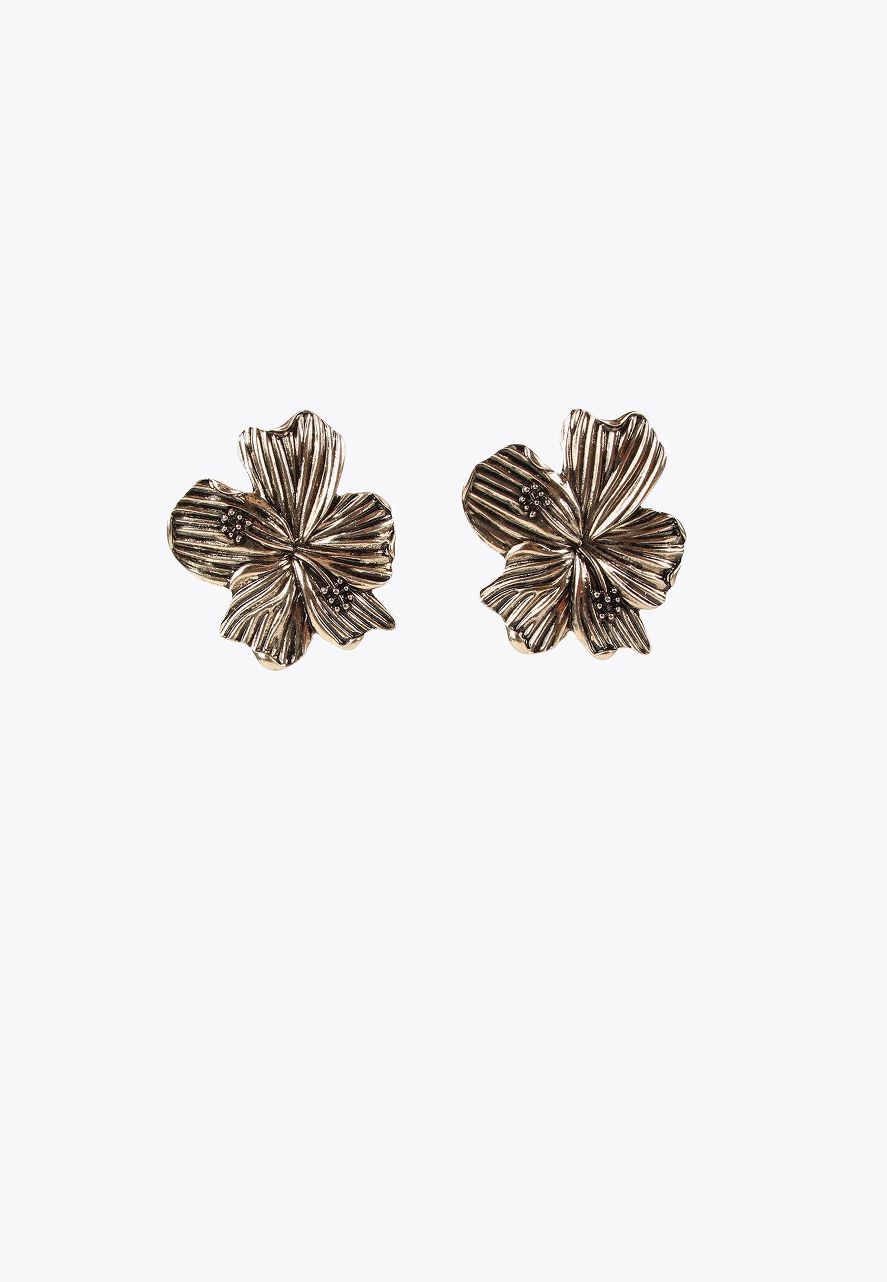 LS2403002-Gold-Flower earrings