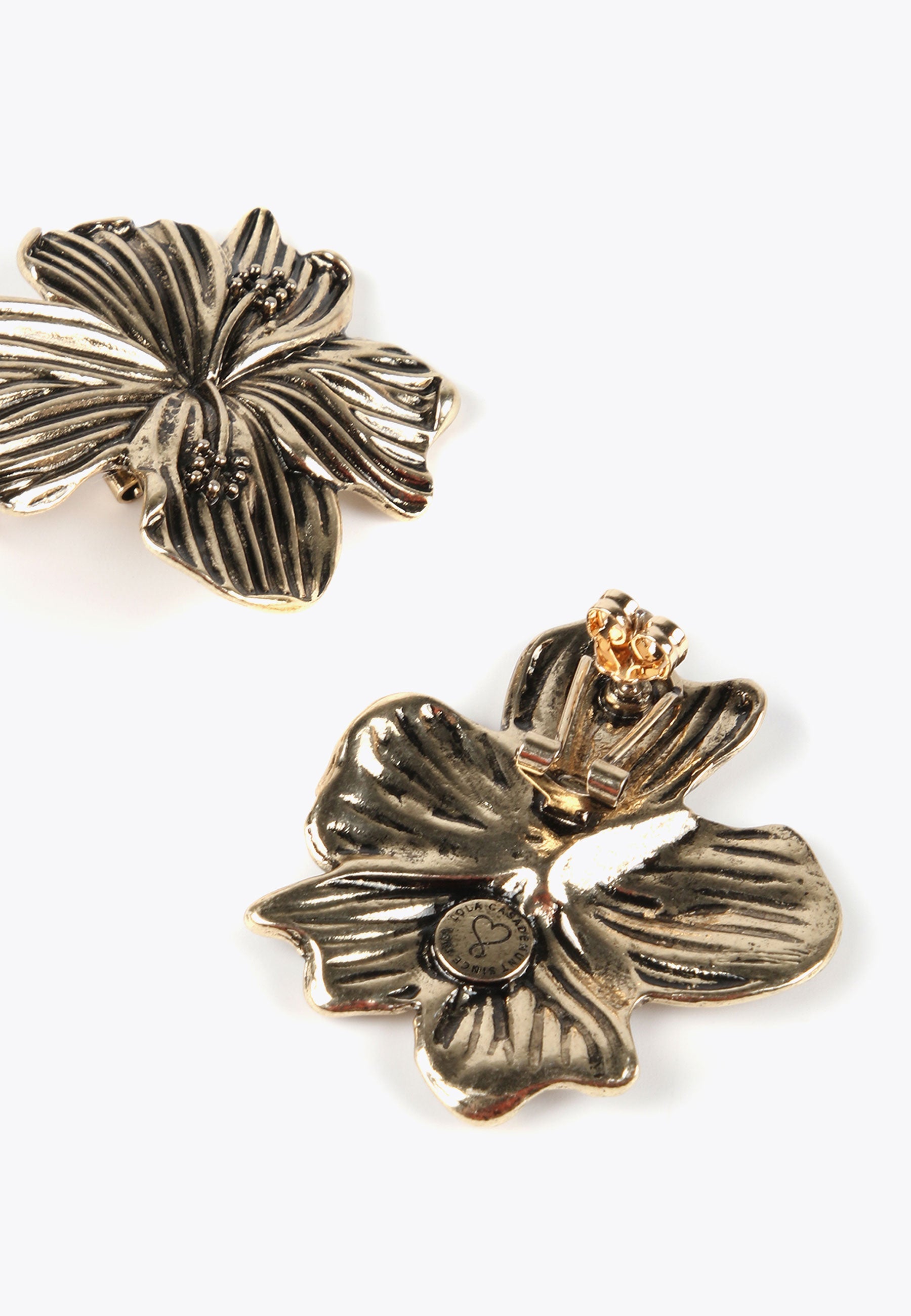 LS2403002-Gold-Flower earrings