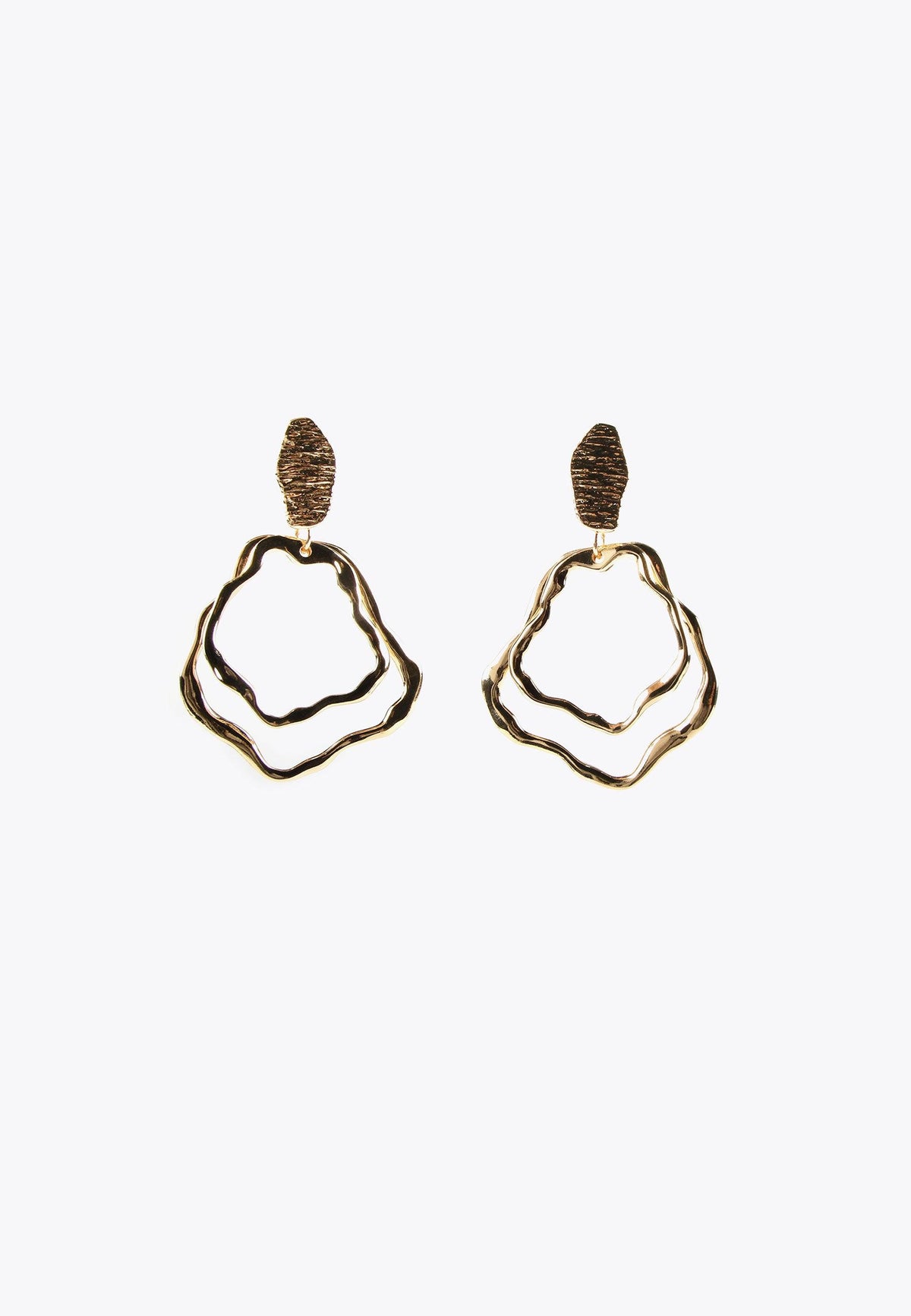 LS2403009-Gold-Multishape golden earrings
