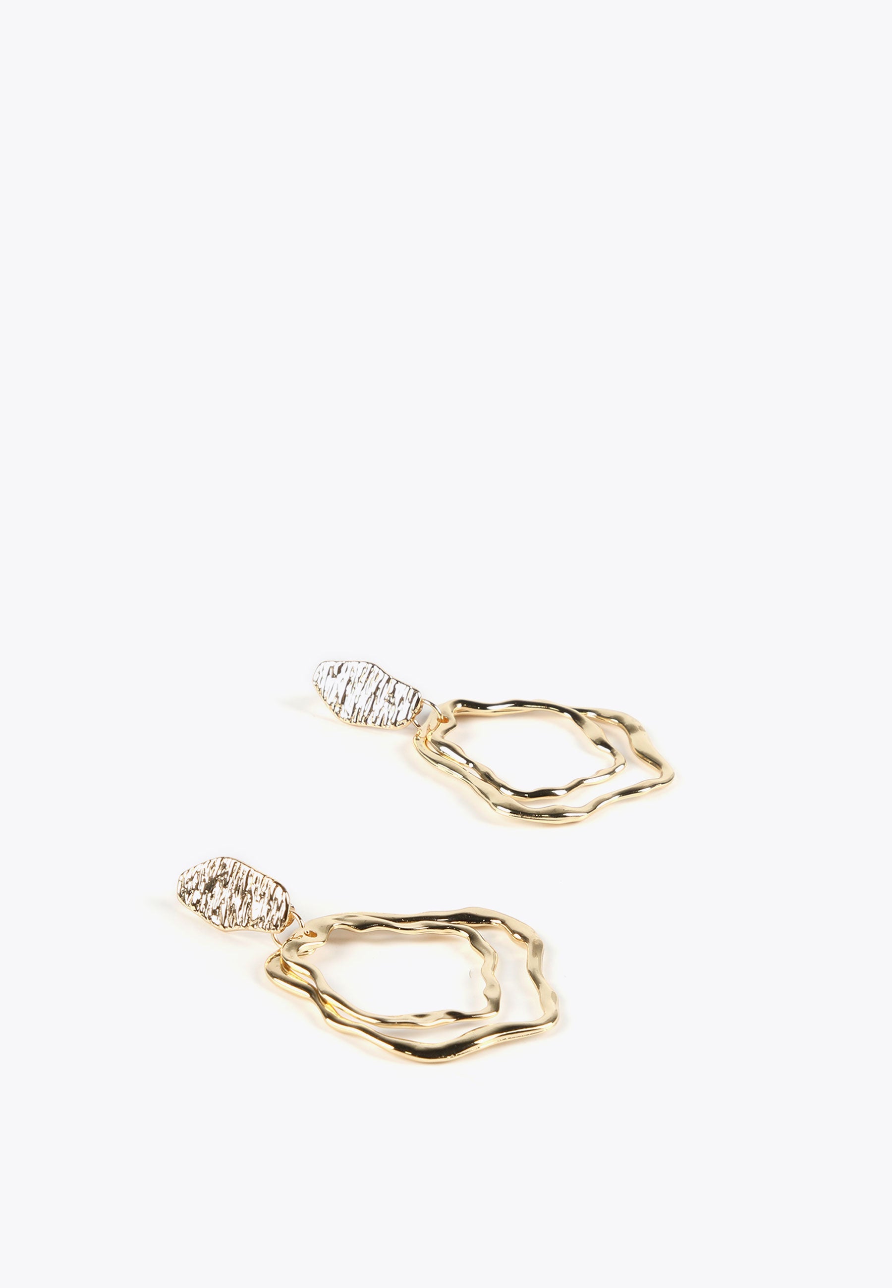 LS2403009-Gold-Multishape golden earrings