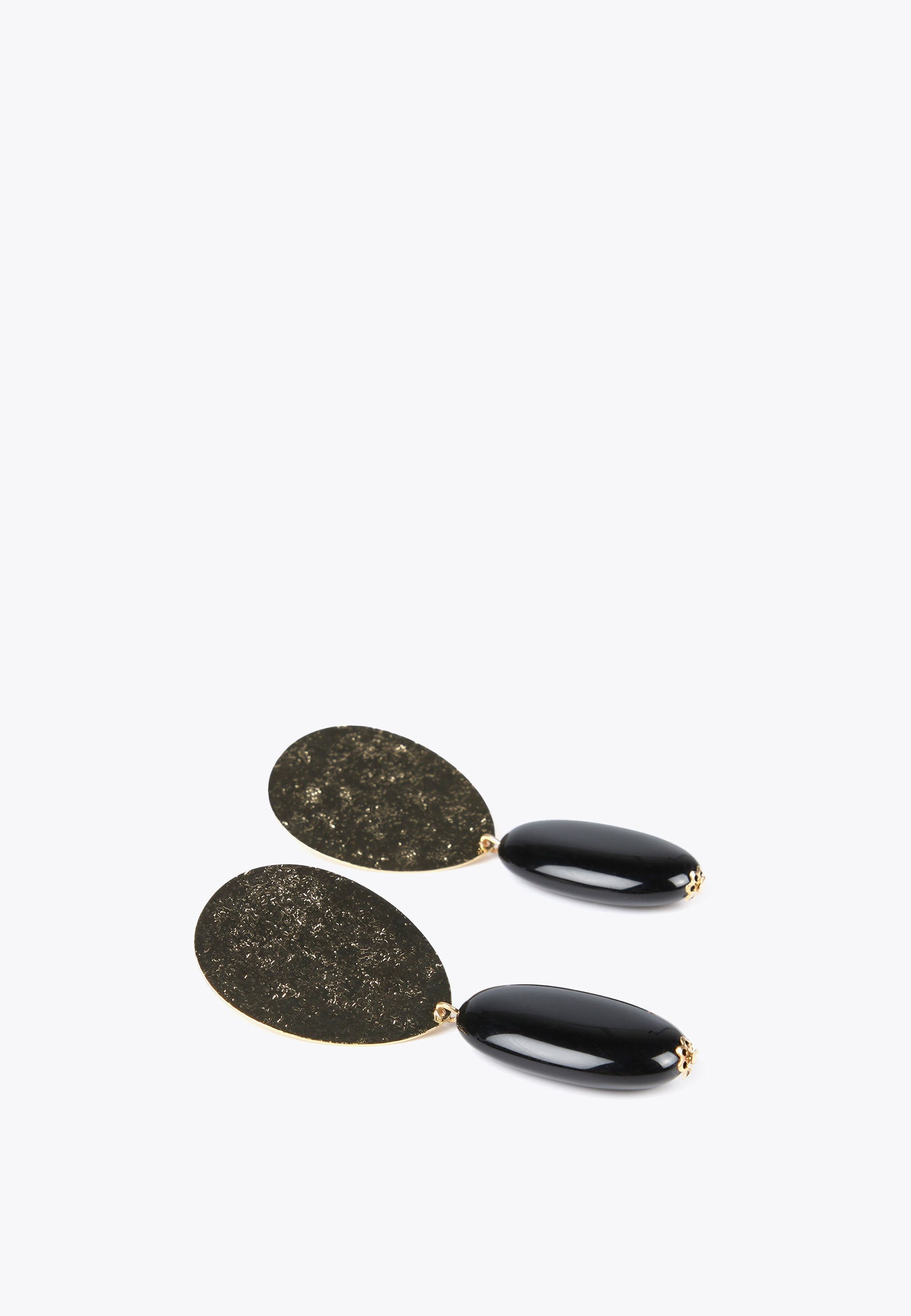 LS2403015-Black-Two-piece earrings