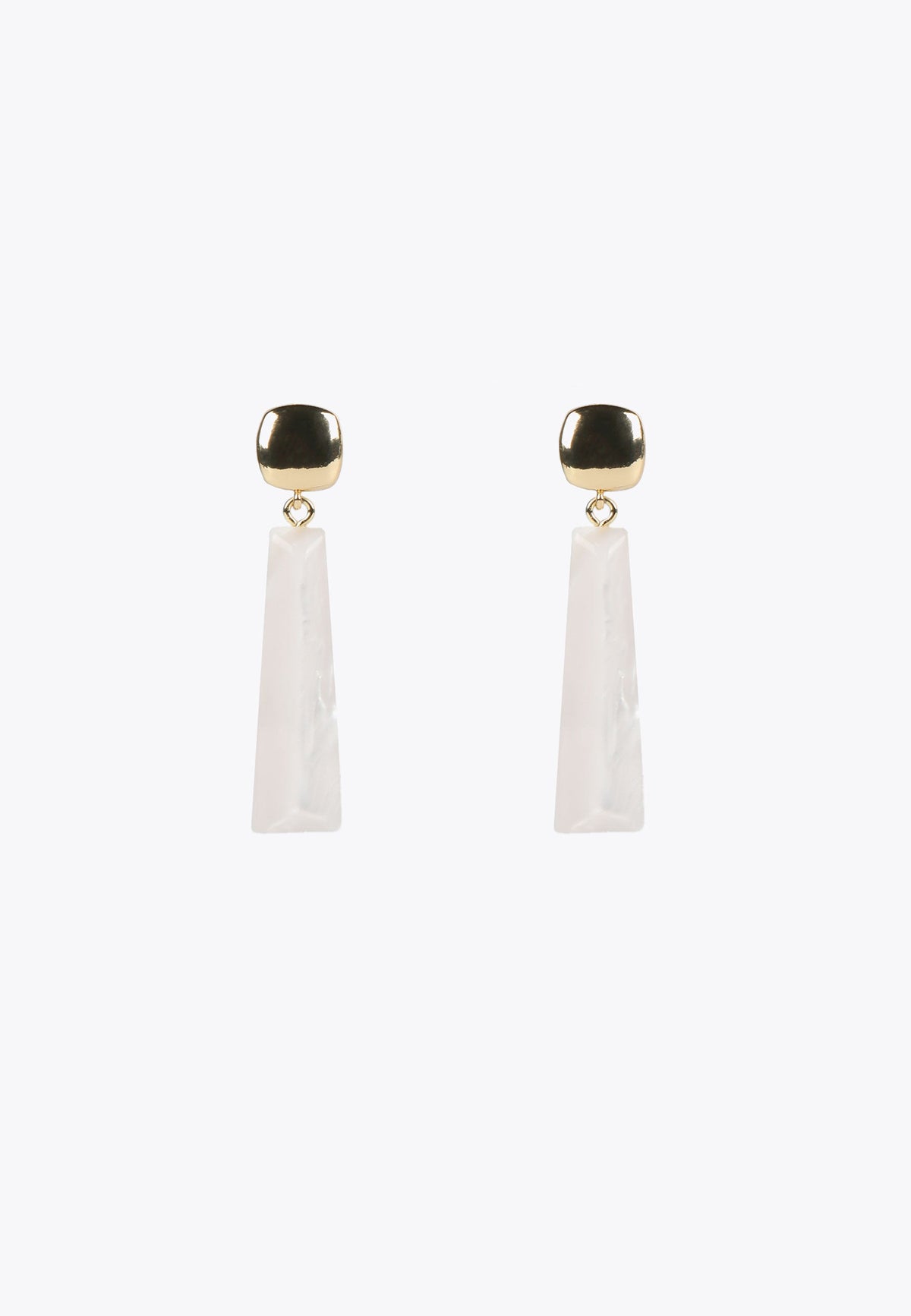 LS2403019-White-White two-piece earrings