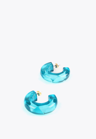 LS2403026-Electric-Blue-Thick hoop earrings