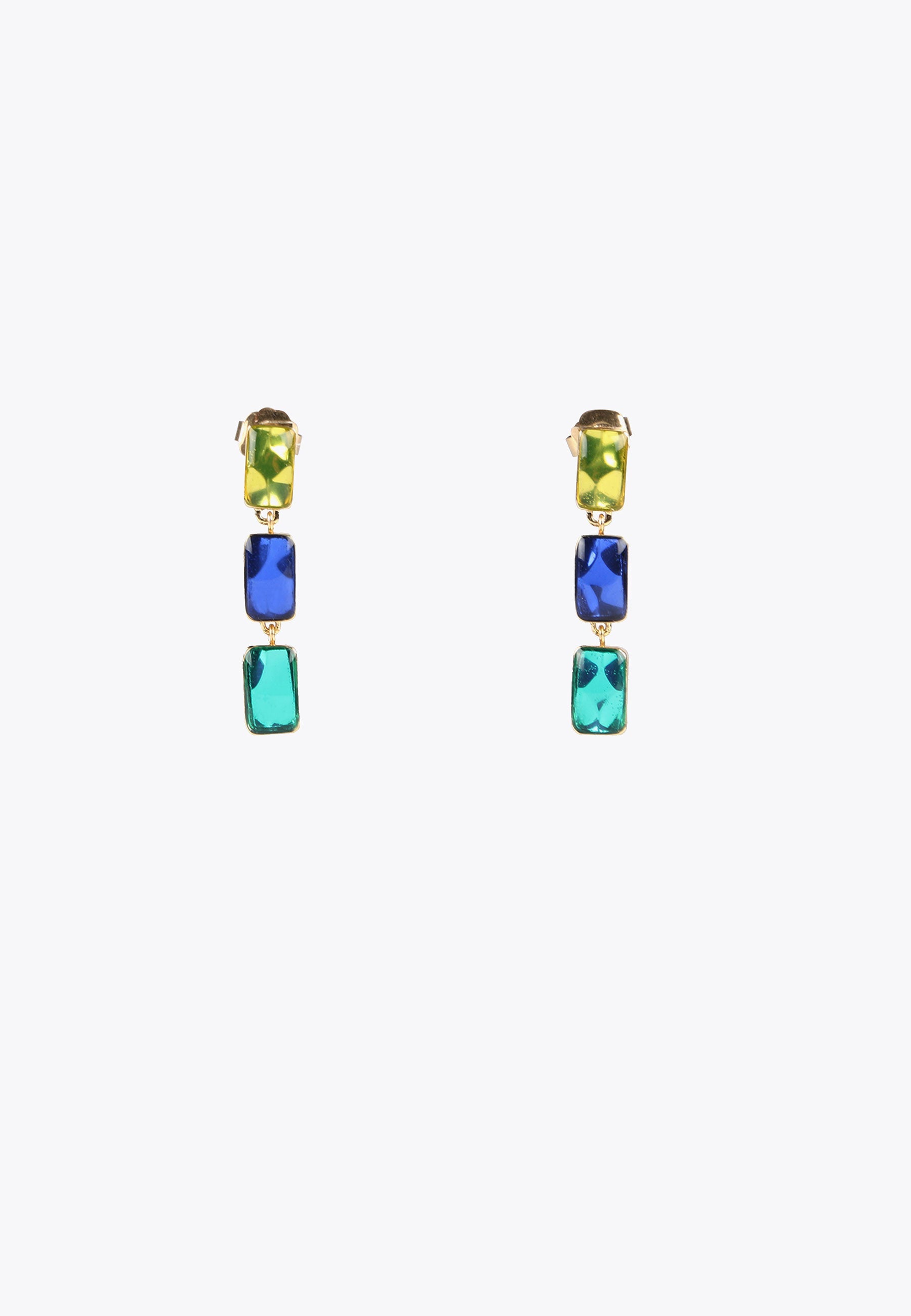 LS2403030-Blue-Yellow-Colourful crystals earrings