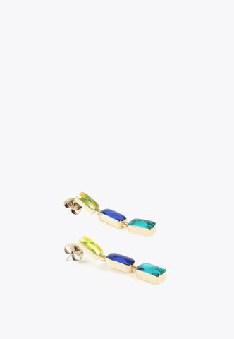 LS2403030-Blue-Yellow-Colourful crystals earrings