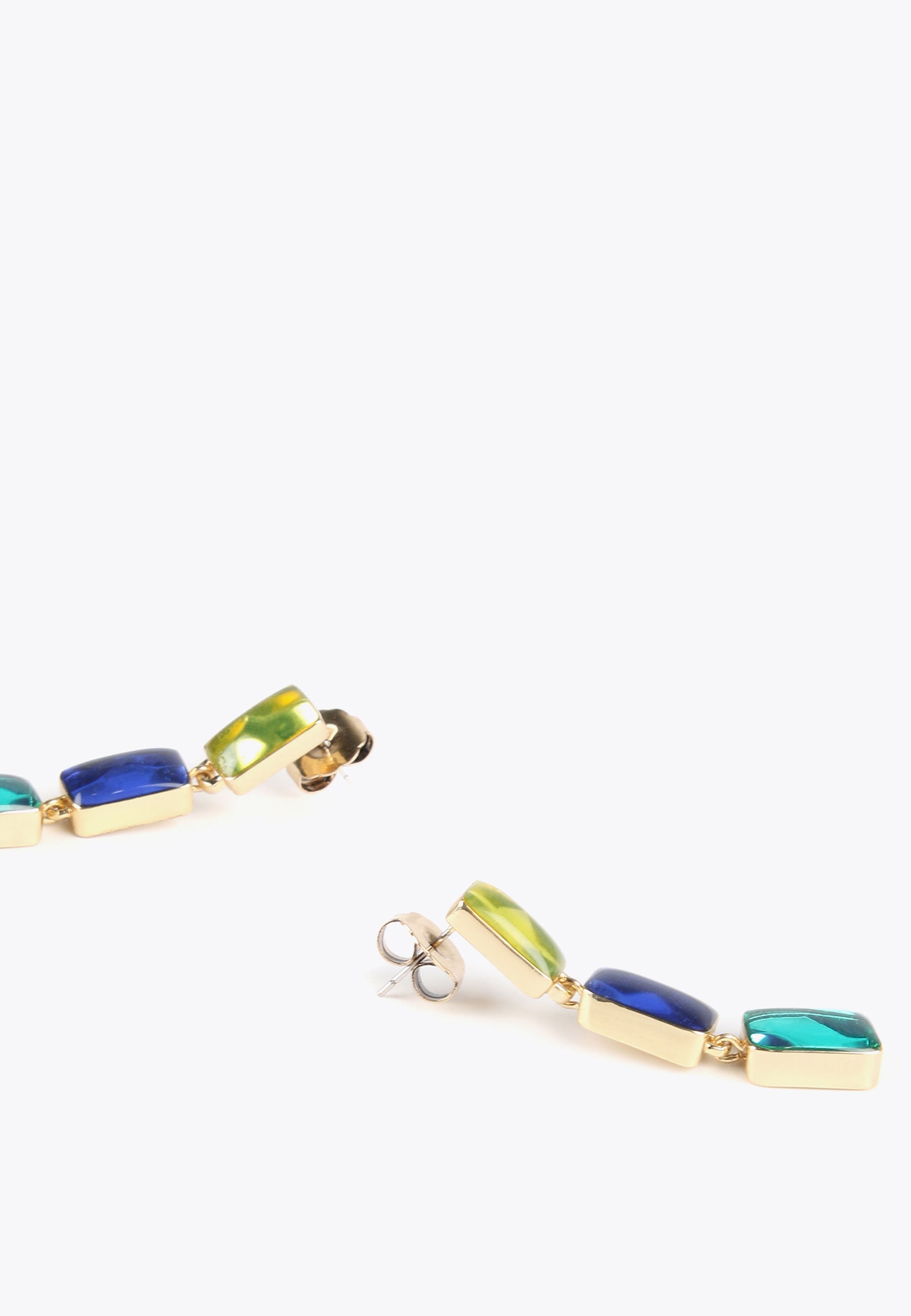 LS2403030-Blue-Yellow-Colourful crystals earrings