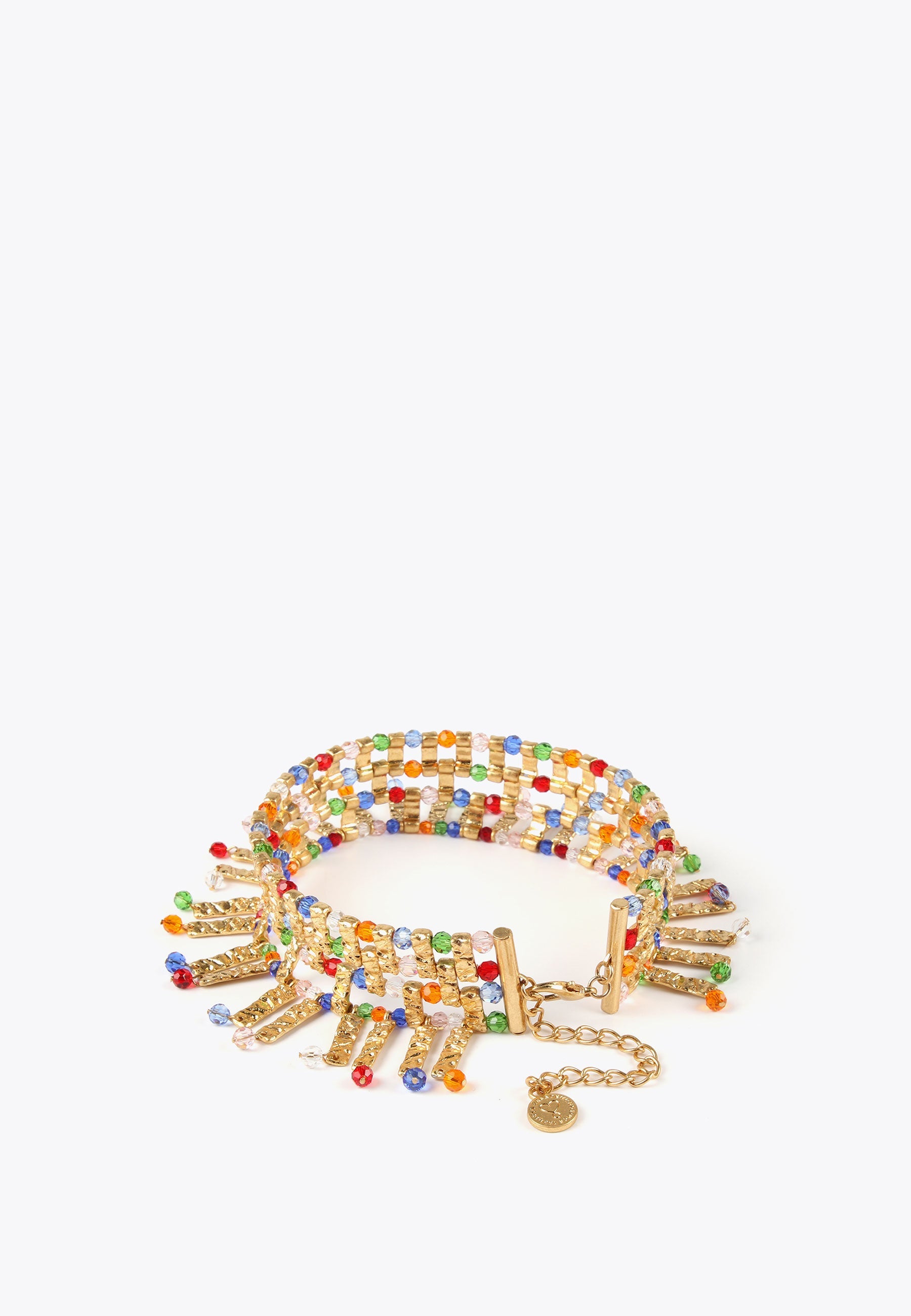 LS2403039-Metal-Blue-Multicoloured choker