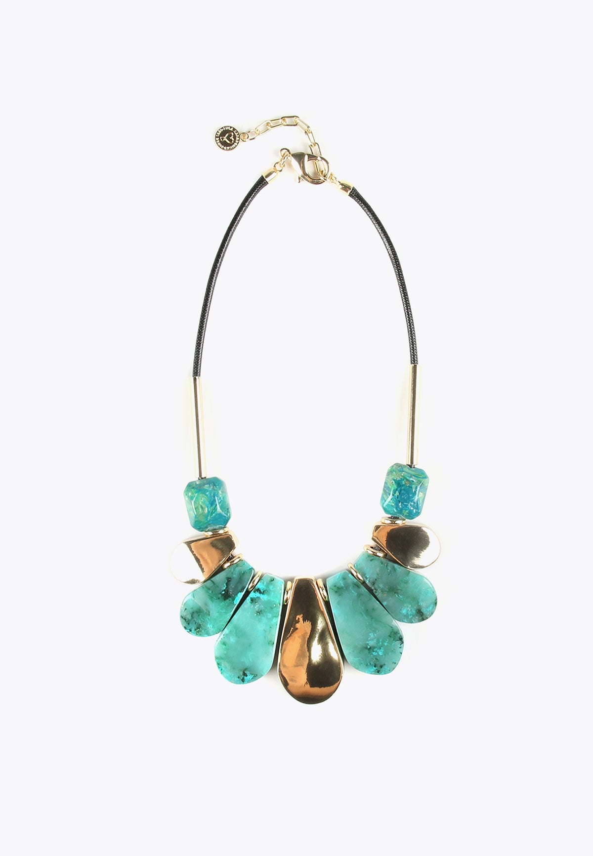 LS2403057-Turquoise-Necklace with turquoise pendant