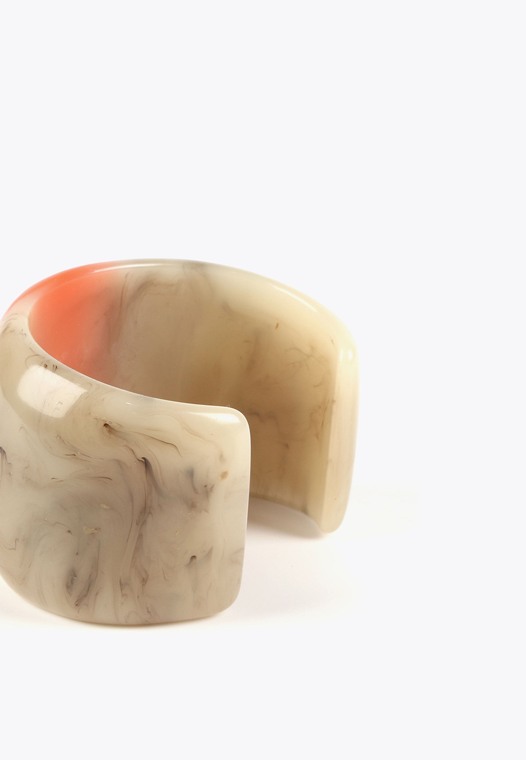 LS2403096-Brown-Red-Two-tone rigid bracelet