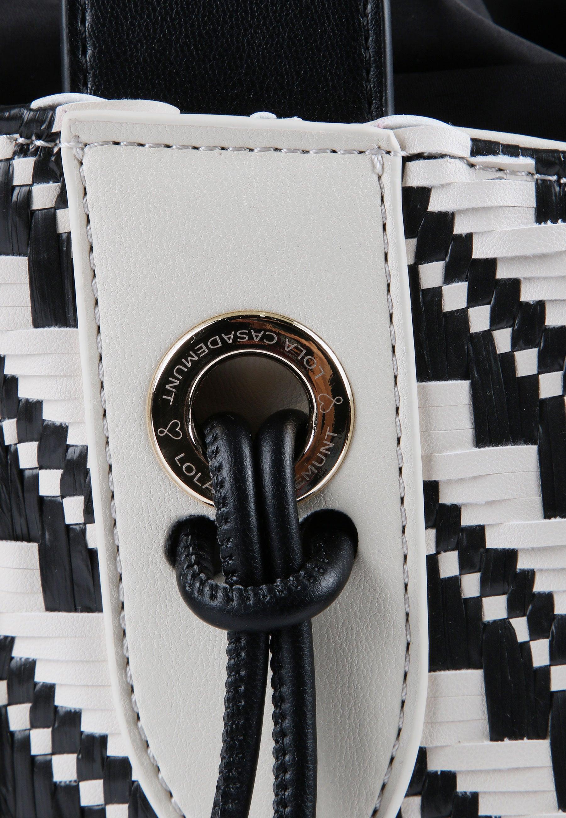 LS2404002-Black-Ecru-Two-tone basket-style tote bag