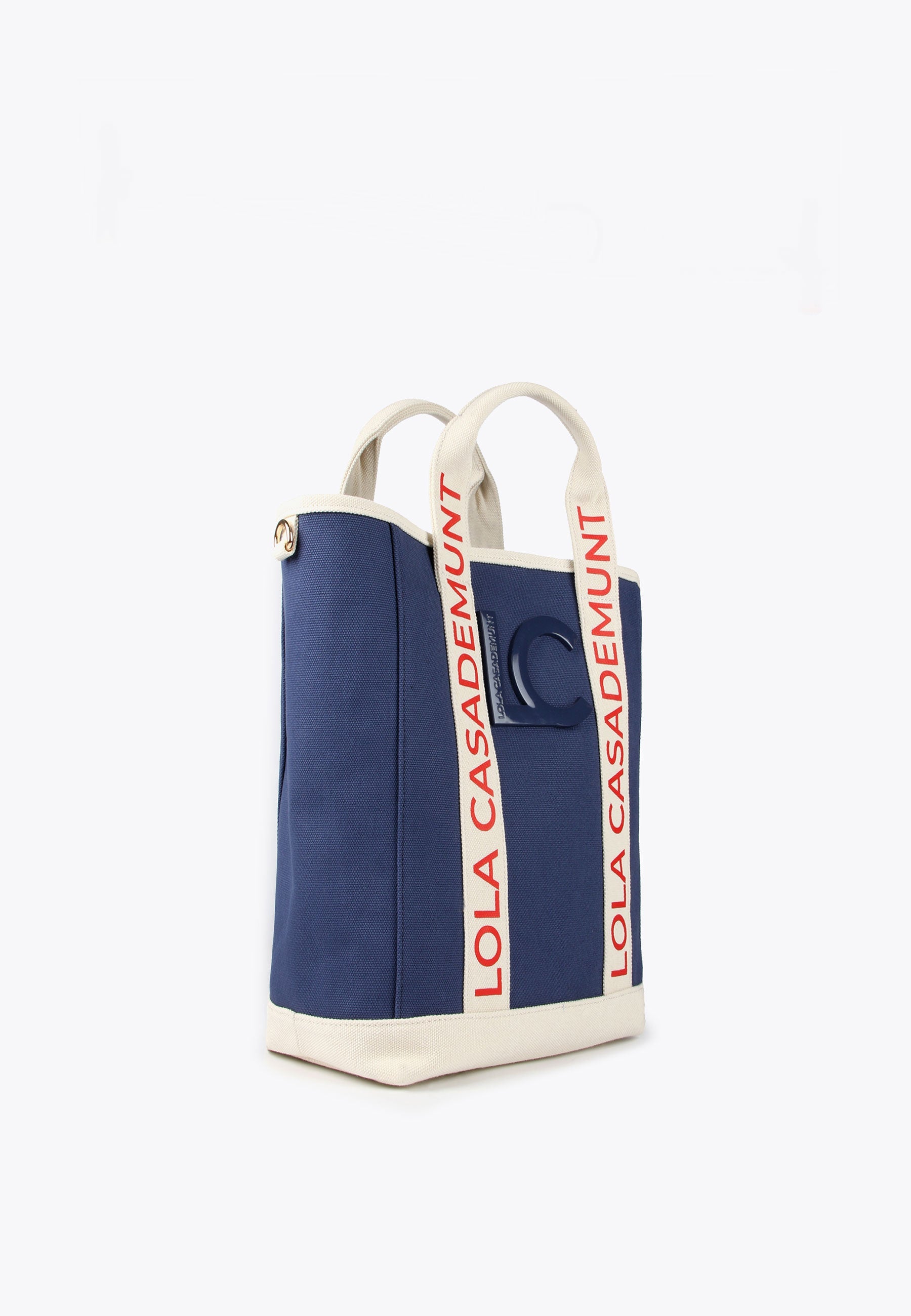 LS2404045-Blue-Ecru-Logo tote bag