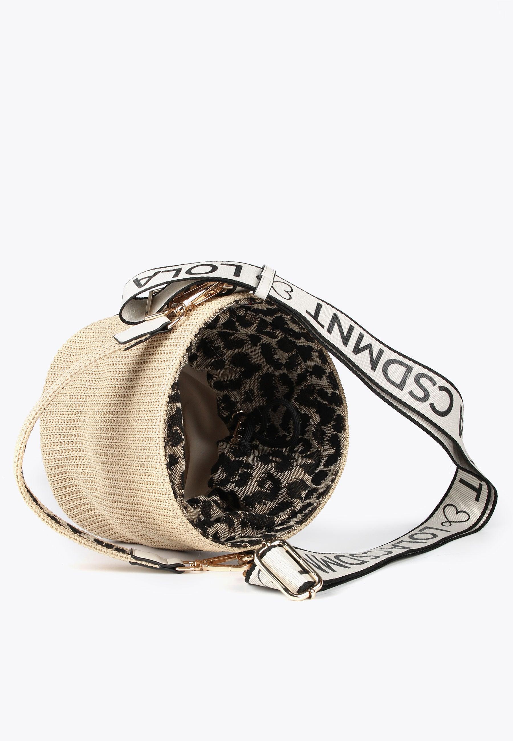 LS2404052-Beige-Crossbody bag with animal print details