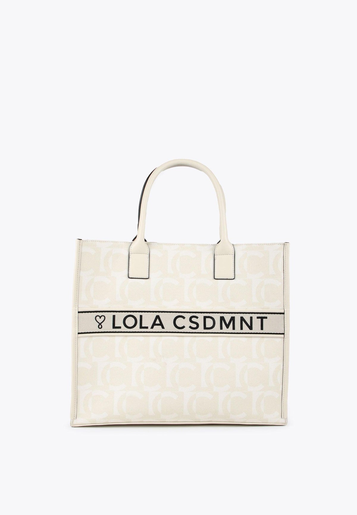 LS2404062-Ecru-Monogram tote bag