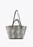 LS2404063-Black-White-Basket-style tote bag