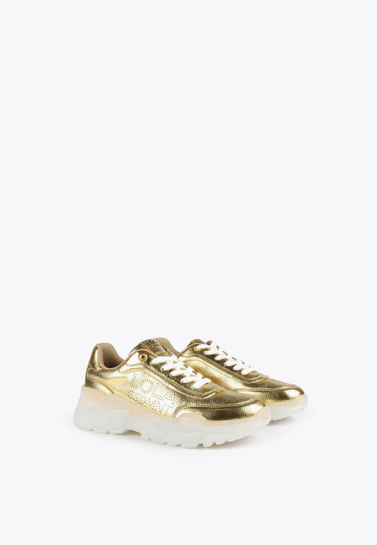 LS2405027-Gold-Metallic sneakers