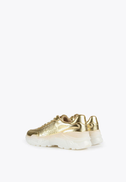 LS2405027-Gold-Metallic sneakers