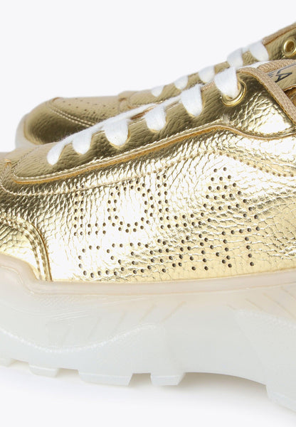 LS2405027-Gold-Metallic sneakers