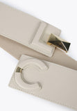 LS2406001-Ecru-LC buckle belt