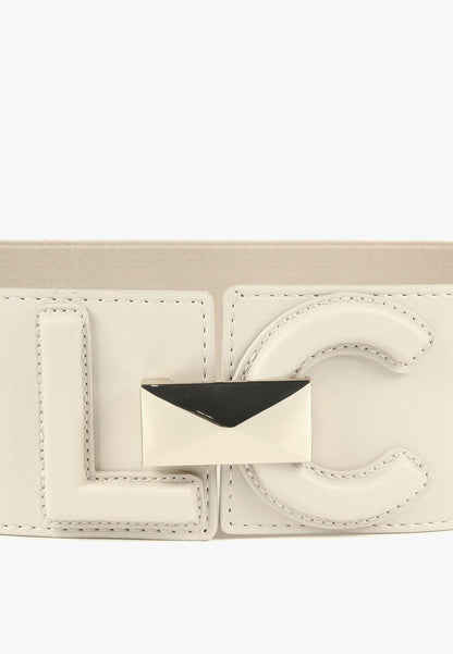 LS2406001-Ecru-LC buckle belt