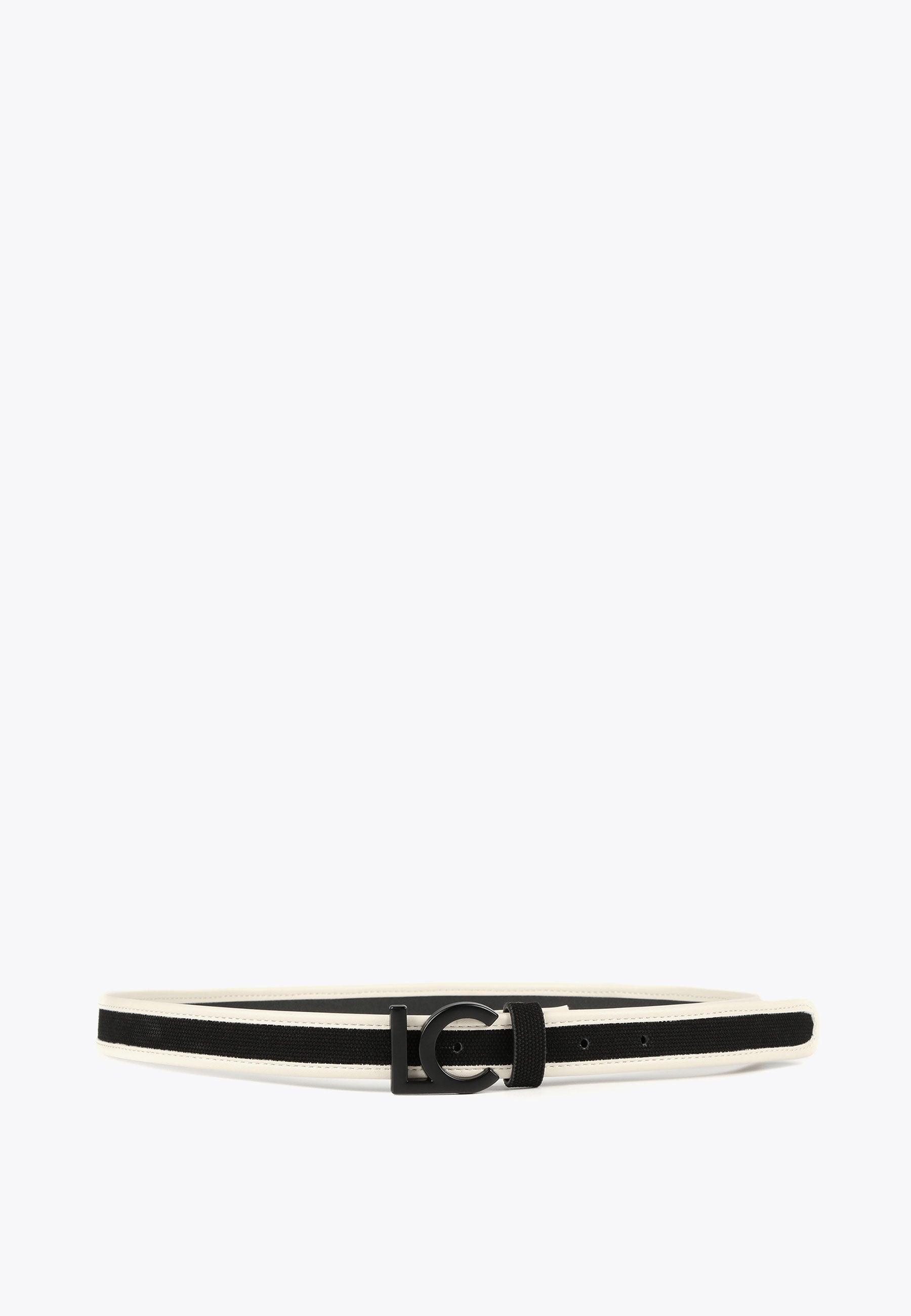 LS2406003-Black-Wide belt in contrast materials