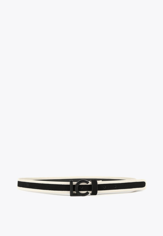 LS2406003-Black-Wide belt in contrast materials