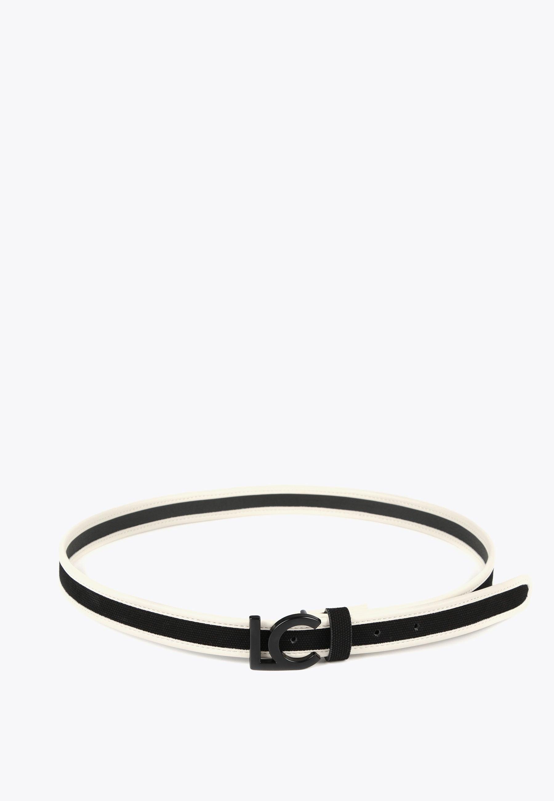 LS2406003-Black-Wide belt in contrast materials