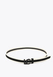 LS2406003-Black-Wide belt in contrast materials