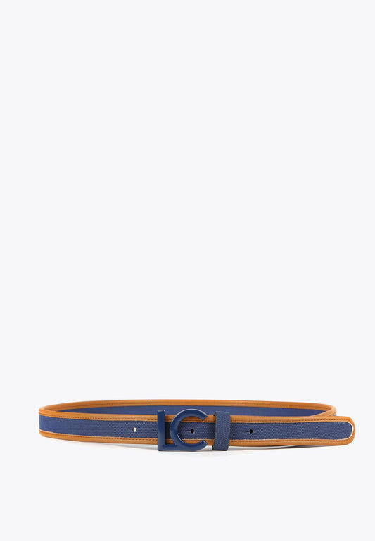 LS2406003-Navy-Wide belt in contrast materials