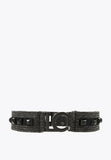 LS2406007-Black-Raffia-effect belt